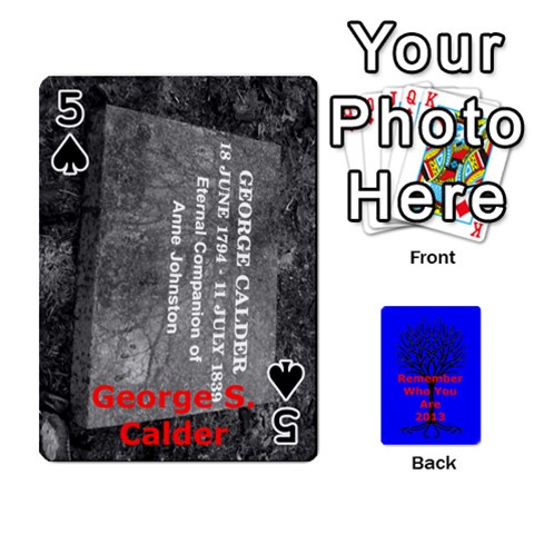 Ancestor Cards W/ Everyone By Darin Kerr Front - Spade5