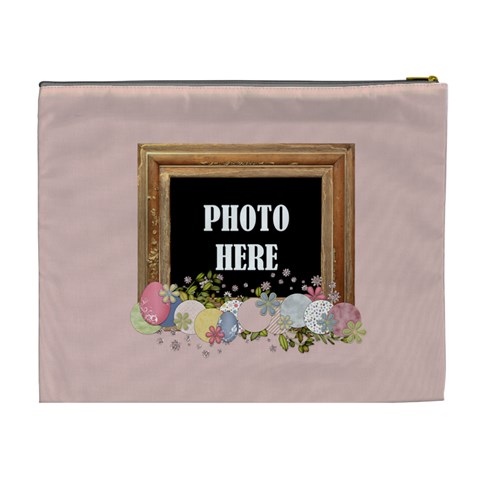 Time For Spring Xl Cosmetic Bag 1 By Lisa Minor Back