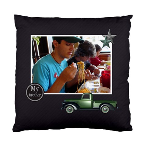Brothers Cushion 2 By Lisa Minor Front