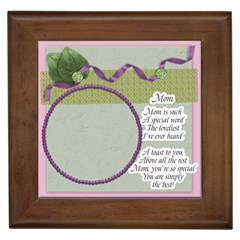 Mom Is A Special Framed Tile