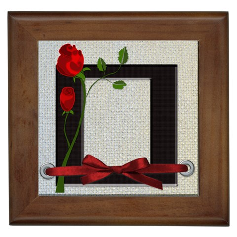 With Love For You Framed Tile By Zornitza Front