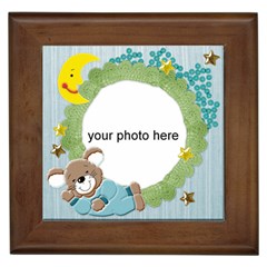 Baby Boy Framed Tile