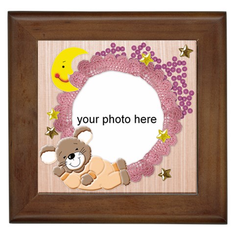 Baby Girl Framed Tile By Zornitza Front