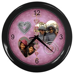 chanie clock - Wall Clock (Black)