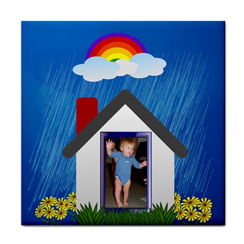 Rainbows And Showers Towel By Joy Johns Front