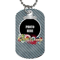 Learn Discover Explore Dog Tag 1 - Dog Tag (One Side)