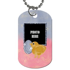 Time for Spring Dog Tag 2 - Dog Tag (One Side)