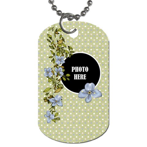 Time For Spring Dog Tag 3 By Lisa Minor Front