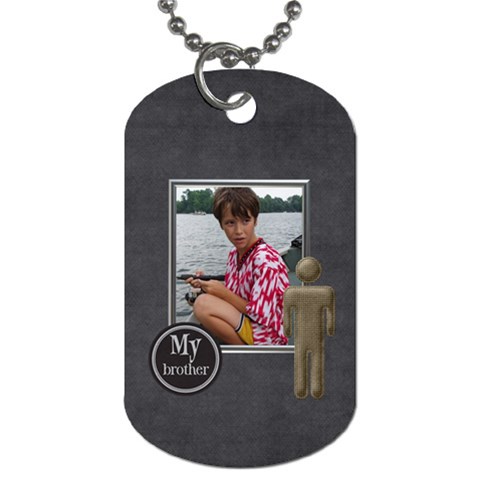 Brothers Dog Tag 1 By Lisa Minor Front