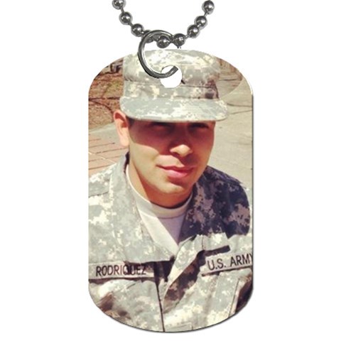 John Dog Tags 1 By Aleisha Galvan Rodriquez Front