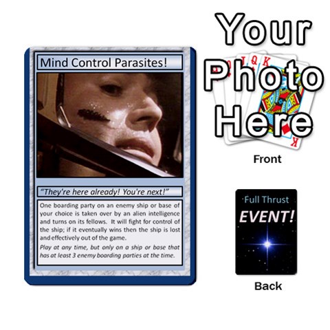 Full Thrust Event Cards By Hugh Duggan Front - Heart7