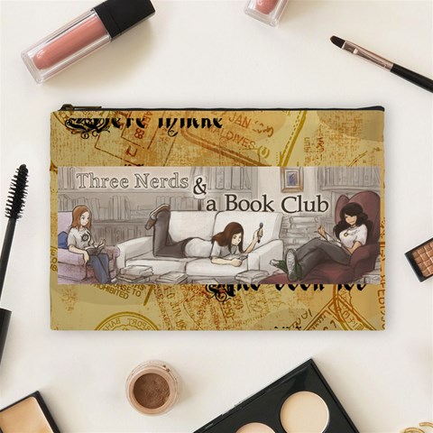 Three Nerds Makeup Bag By Bethannie R Front