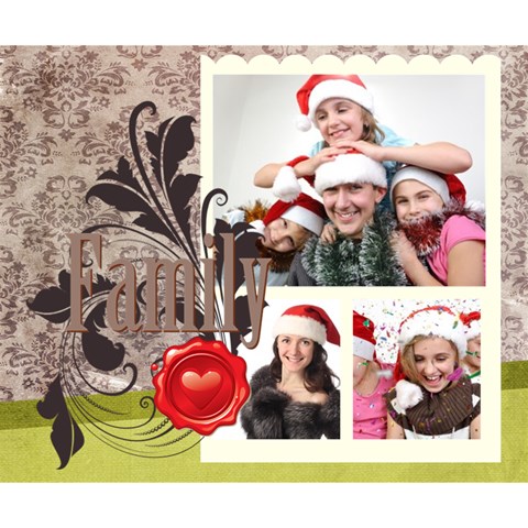Family By Jo Jo 14  x 11  x 1.5  Stretched Canvas