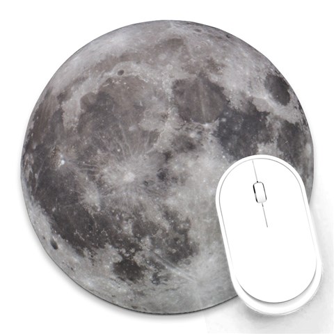 Full Moon Mousepad By Bg Boyd Photography (bgphoto) Front