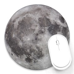 Full Moon Mousepad - Round Mousepad