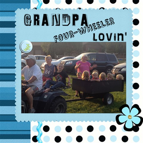 Griffiths Reunion By Jill 12 x12  Scrapbook Page - 3
