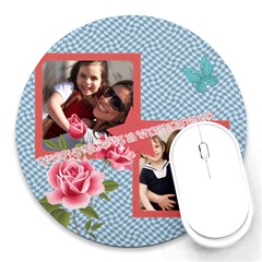 mothers day - Round Mousepad