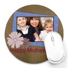 mothers day - Collage Round Mousepad