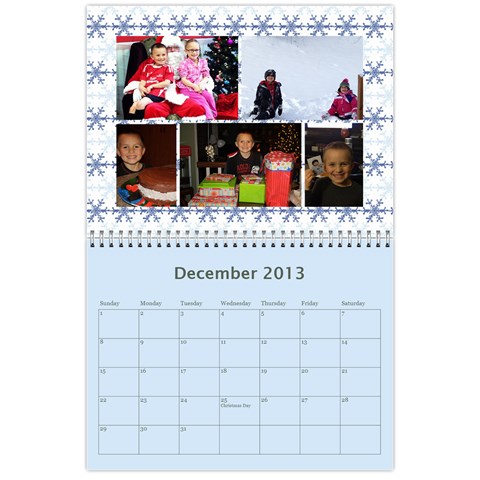 Christmas Calendar 2012 By Amber Dec 2013