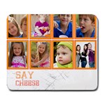say cheese - Large Mousepad