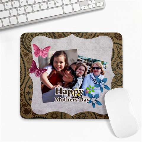 Mothers Day By Mom 9.25 x7.75  Mousepad - 1