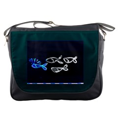 the leading fish -messenger bag