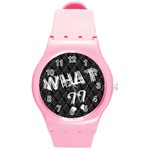 what -watch - Round Plastic Sport Watch (M)