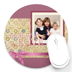 mothers day - Round Mousepad