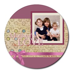 mothers day - Collage Round Mousepad