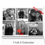 tali7 - Wall Calendar 11  x 8.5  (12-Months)