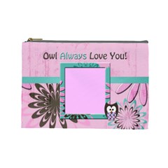 large bag - owl 2 - Cosmetic Bag (Large)