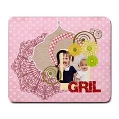 girl - Large Mousepad