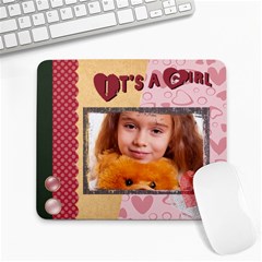 girl - Large Mousepad