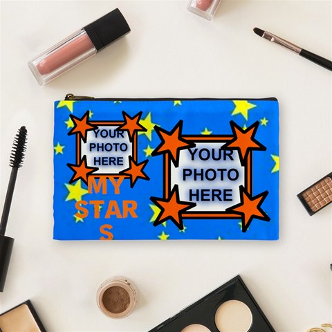 Medium Brag Cosmetic Bag By Joy Johns Front