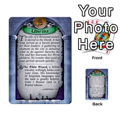 Cities Of Adventure: Reference Cards By Fantastic Diversions / Ofgi Back 15