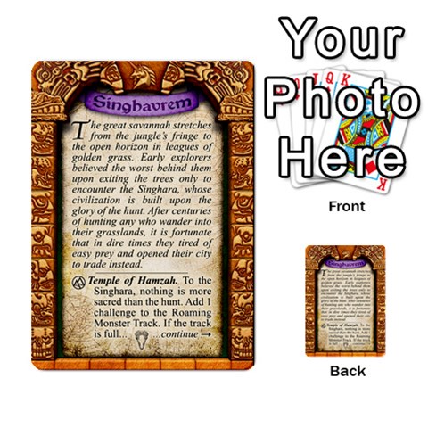 Cities Of Adventure: Reference Cards By Fantastic Diversions / Ofgi Back 31