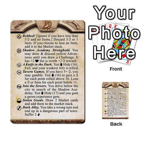 Cities Of Adventure: Reference Cards By Fantastic Diversions / Ofgi Front 5