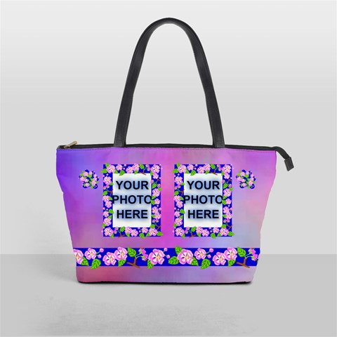 Pink Blossom Shoulder Bag By Joy Johns Front