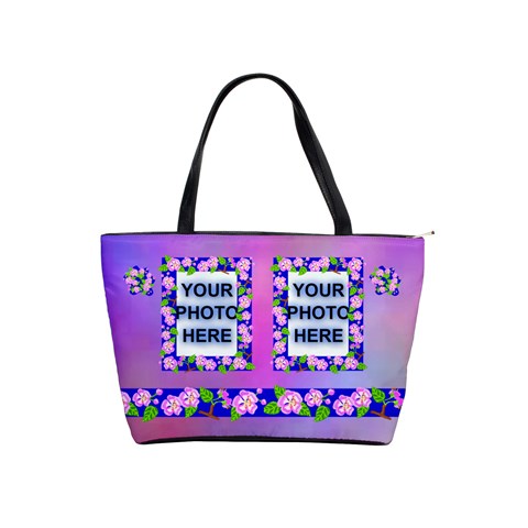 Pink Blossom Shoulder Bag By Joy Johns Front