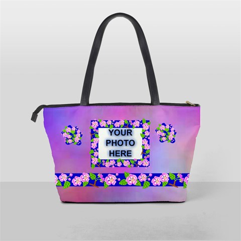 Pink Blossom Shoulder Bag By Joy Johns Back