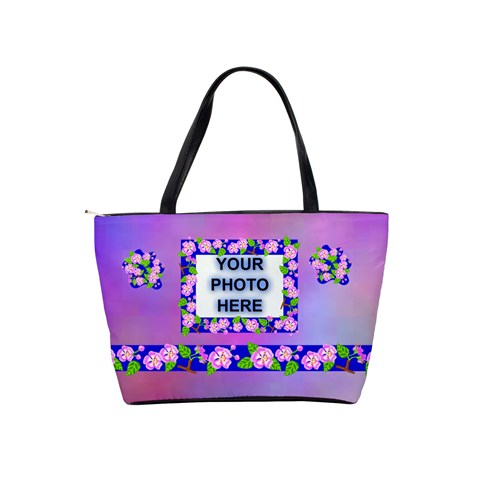 Pink Blossom Shoulder Bag By Joy Johns Back