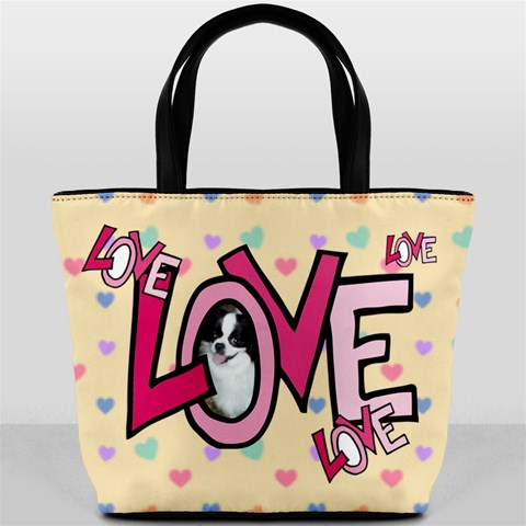 Love Bucket Bag By Joy Johns Front