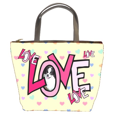 Love Bucket Bag By Joy Johns Front