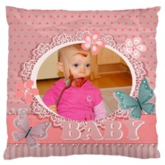 baby - Large Cushion Case (One Side) baby - Large Cushion Case (One Side)