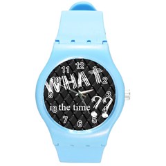 what - watch   nr 2 - Round Plastic Sport Watch (M)