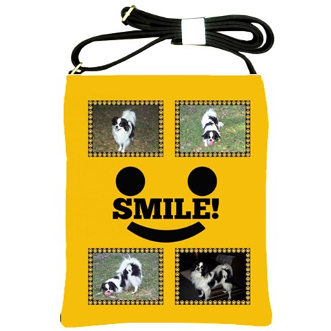Smiley Sling Bag 2 By Joy Johns Front