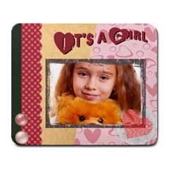 girl - Large Mousepad