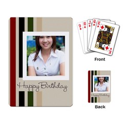 happy birthday - Playing Cards Single Design (Rectangle)