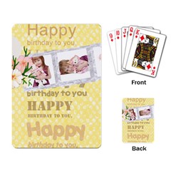 happy birthday - Playing Cards Single Design (Rectangle)