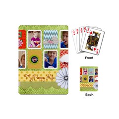 happy birthday - Playing Cards Single Design (Mini)